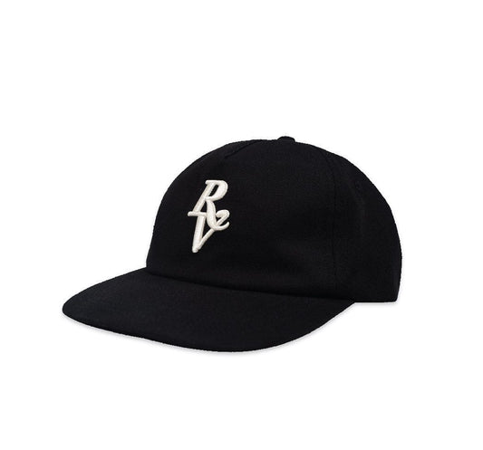 RV MONOGRAM LOGO CAP - BLACK Hats Rude Vogue 