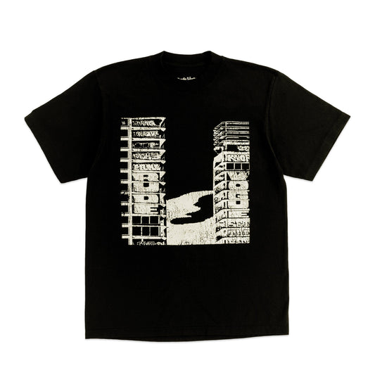TOWERS TEE - BLACK T Shirts Rude Vogue