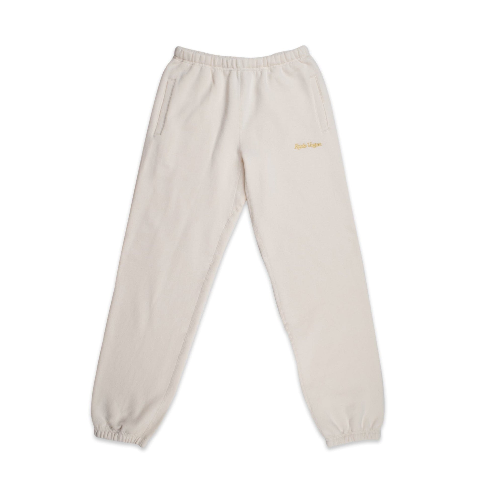 WASHED SWEATPANTS - CREAM / GOLD Hoodie Rude Vogue