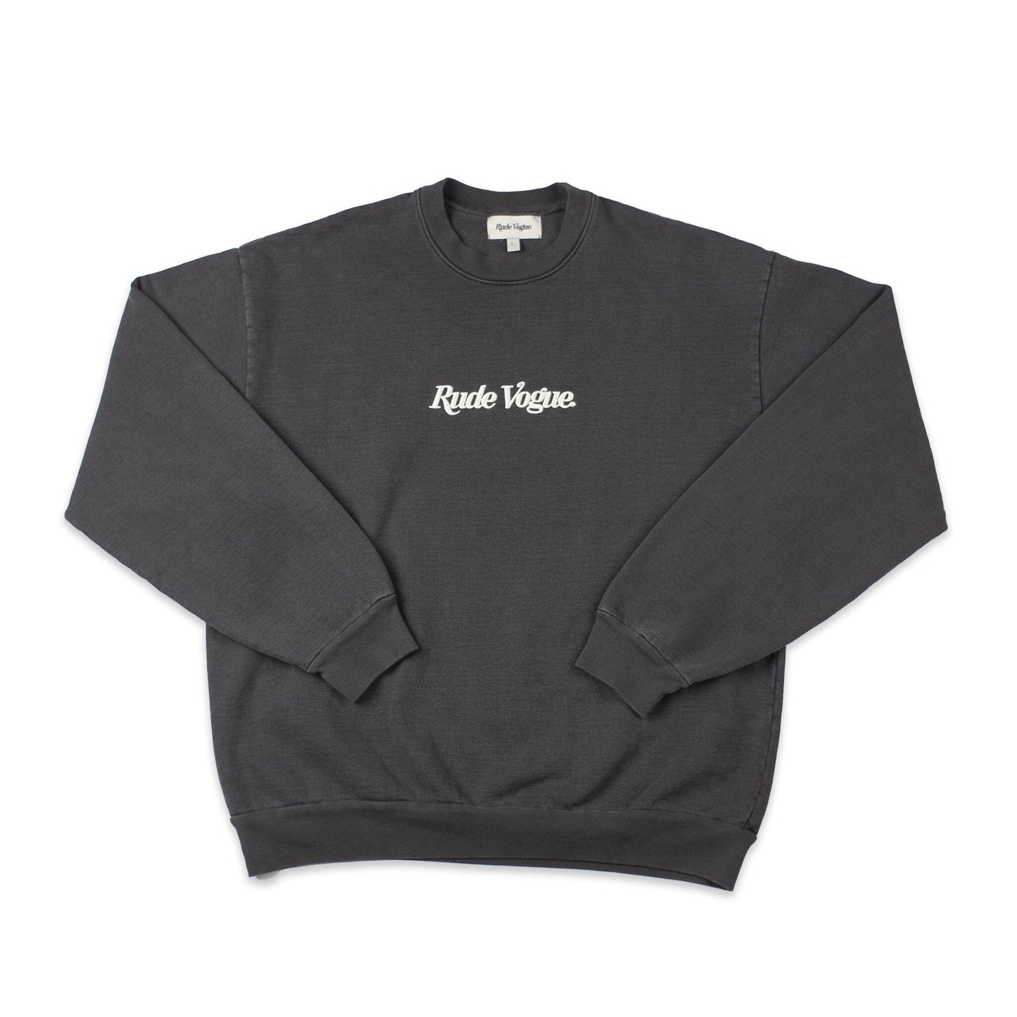 CORE CREWNECK - BLACK / OFF-WHITE Crewneck Rude Vogue 