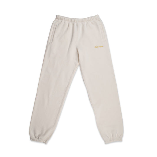 WASHED SWEATPANTS - CREAM / GOLD Hoodie Rude Vogue 