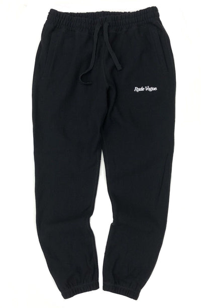 RUDE VOGUE FRENCH TERRY JOGGER SWEATPANT - BLACK Hoodie RudeVogue