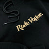 RUDE VOGUE HOODIE - BLACK/GOLD Hoodie RudeVogue